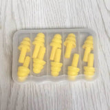 Pack Of 5 Soft Silicone Waterproof Swimming Earplugs - Restanew - Sleep Galleria