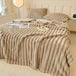 Plaid Coral Fleece Soft Warm Throw Blanket - Sleep Galleria