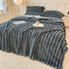Plaid Coral Fleece Soft Warm Throw Blanket - Sleep Galleria