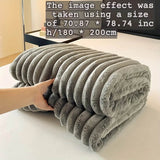 Plaid Coral Fleece Soft Warm Throw Blanket - Sleep Galleria