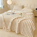 Plaid Coral Fleece Soft Warm Throw Blanket - Sleep Galleria