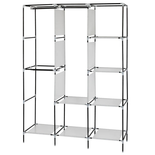 Portable Portable Clothes Closet Wardrobe With Shelves Organizer - Restanew - Sleep Galleria