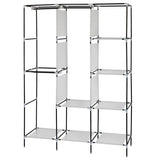 Portable Portable Clothes Closet Wardrobe With Shelves Organizer - Restanew - Sleep Galleria