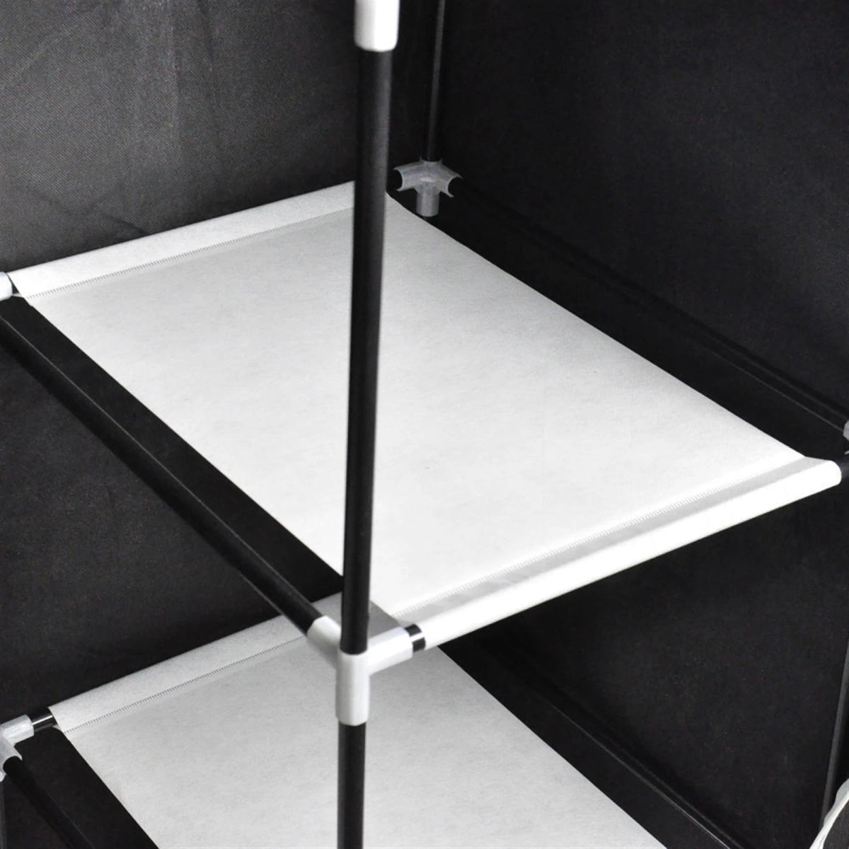 Portable Portable Clothes Closet Wardrobe With Shelves Organizer - Restanew - Sleep Galleria