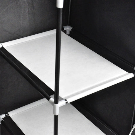 Portable Portable Clothes Closet Wardrobe With Shelves Organizer - Restanew - Sleep Galleria