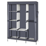 Portable Portable Clothes Closet Wardrobe With Shelves Organizer - Restanew - Sleep Galleria