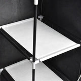 Portable Portable Clothes Closet Wardrobe With Shelves Organizer - Restanew - Sleep Galleria