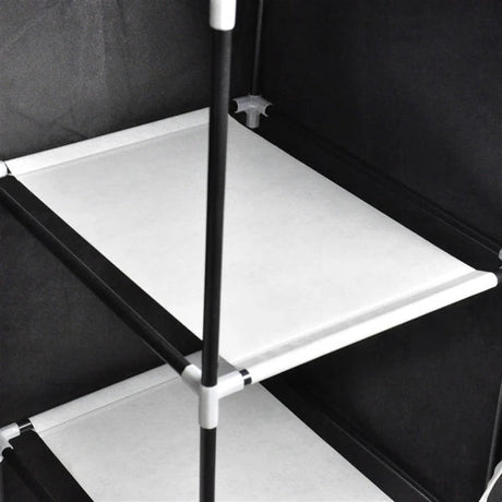Portable Portable Clothes Closet Wardrobe With Shelves Organizer - Restanew - Sleep Galleria