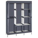 Portable Portable Clothes Closet Wardrobe With Shelves Organizer - Restanew - Sleep Galleria