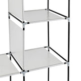 Portable Portable Clothes Closet Wardrobe With Shelves Organizer - Restanew - Sleep Galleria