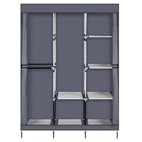 Portable Portable Clothes Closet Wardrobe With Shelves Organizer - Restanew - Sleep Galleria