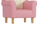 Princess Upholstered Pink White Kids Sofa Chair - Restanew - Sleep Galleria