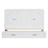 Space-Saving Queen Murphy Bed With Large Drawers - Sleep Galleria