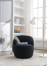 Teddy Fabric Upholstered Swivel Accent Armchair - Sleep Galleria