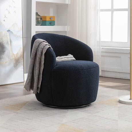 Teddy Fabric Upholstered Swivel Accent Armchair - Sleep Galleria