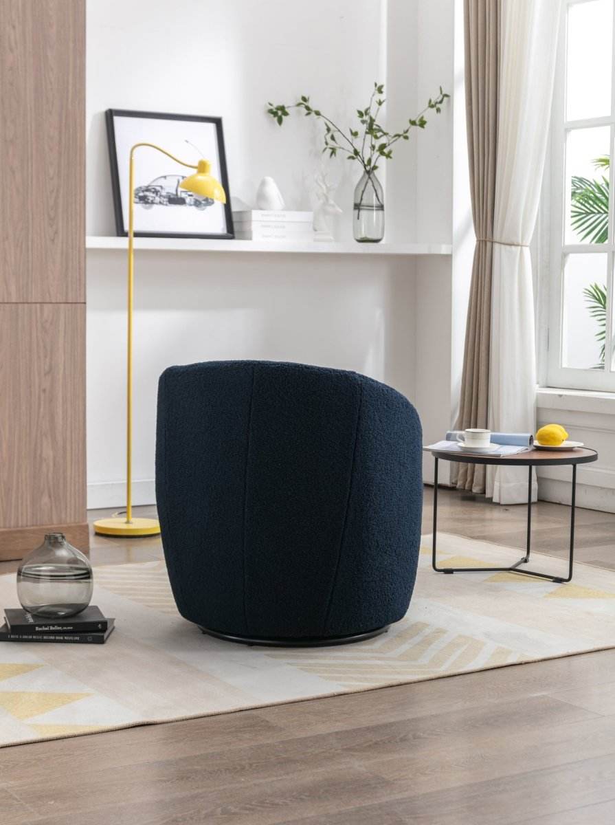 Teddy Fabric Upholstered Swivel Accent Armchair - Sleep Galleria