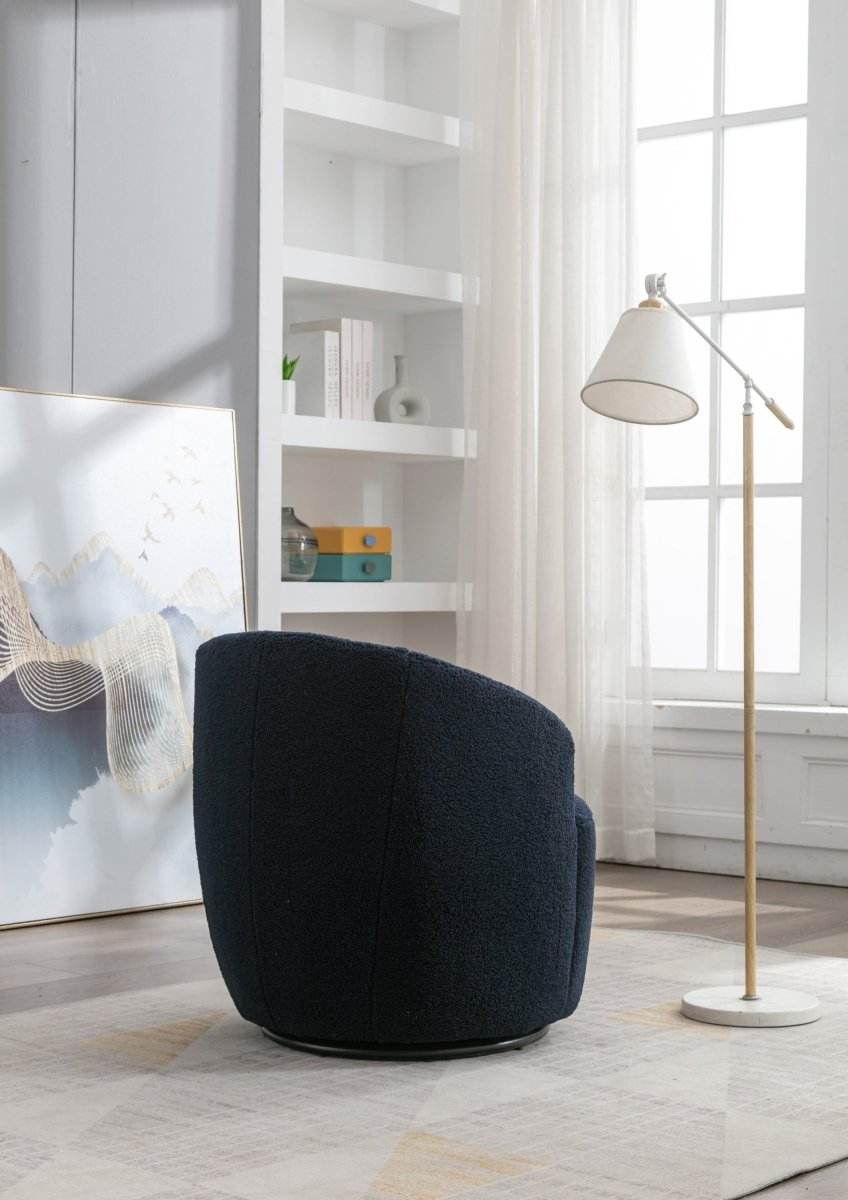 Teddy Fabric Upholstered Swivel Accent Armchair - Sleep Galleria