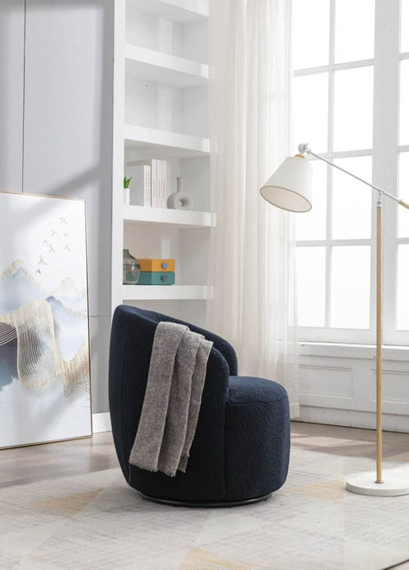 Teddy Fabric Upholstered Swivel Accent Armchair - Sleep Galleria