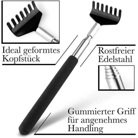 Telescopic Stainless Steel Extendable Back Scratcher Tool - Restanew - Sleep Galleria
