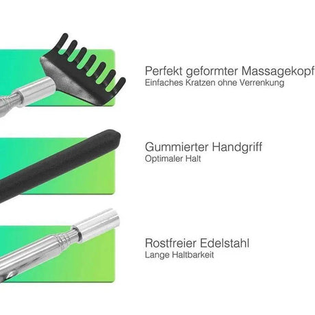 Telescopic Stainless Steel Extendable Back Scratcher Tool - Restanew - Sleep Galleria