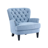 Vintage - Inspired Tufted Nailhead Trim Accent Chair - Restanew - Sleep Galleria