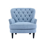 Vintage - Inspired Tufted Nailhead Trim Accent Chair - Restanew - Sleep Galleria