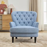 Vintage - Inspired Tufted Nailhead Trim Accent Chair - Restanew - Sleep Galleria