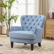 Vintage - Inspired Tufted Nailhead Trim Accent Chair - Restanew - Sleep Galleria
