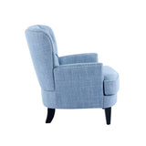 Vintage - Inspired Tufted Nailhead Trim Accent Chair - Restanew - Sleep Galleria