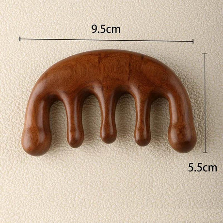 Wooden Scalp Massage Comb Hair Relaxation Tool - Restanew - Sleep Galleria
