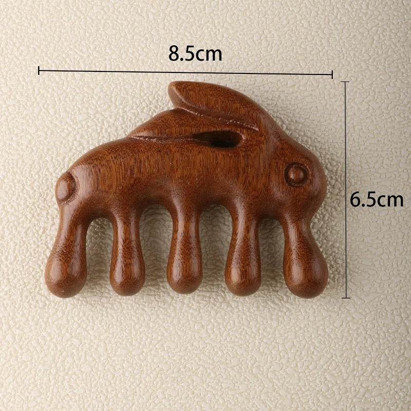 Wooden Scalp Massage Comb Hair Relaxation Tool - Restanew - Sleep Galleria