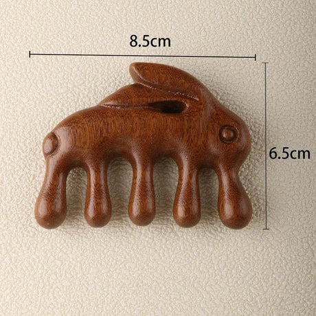 Wooden Scalp Massage Comb Hair Relaxation Tool - Restanew - Sleep Galleria