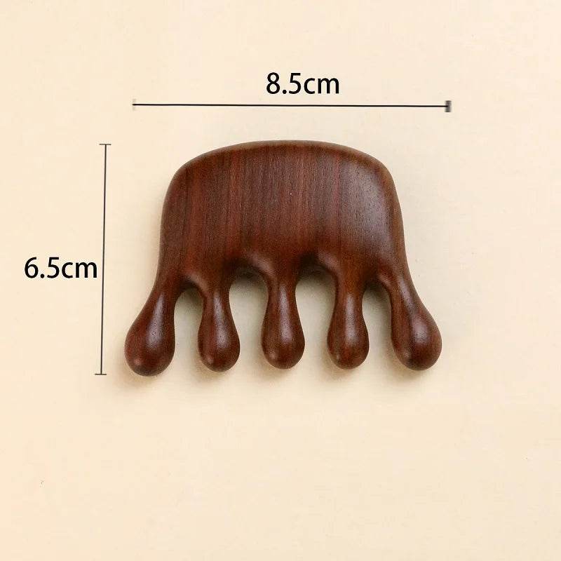 Wooden Scalp Massage Comb Hair Relaxation Tool - Restanew - Sleep Galleria