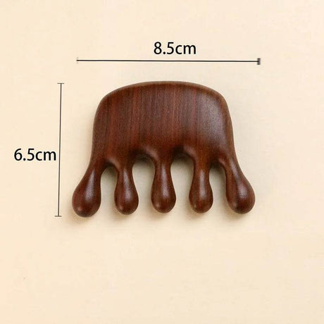 Wooden Scalp Massage Comb Hair Relaxation Tool - Restanew - Sleep Galleria
