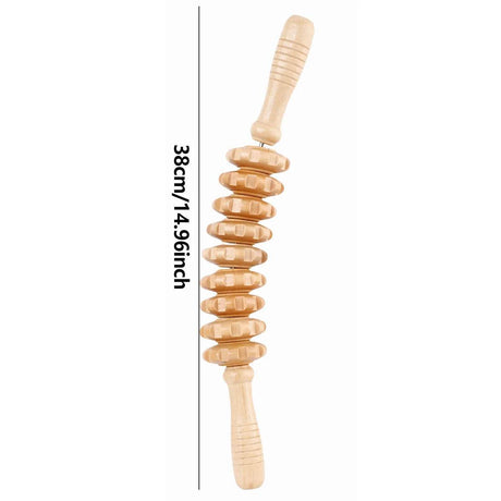 Wooden Trigger Point Therapy Massager Roller Stick - Restanew - Sleep Galleria
