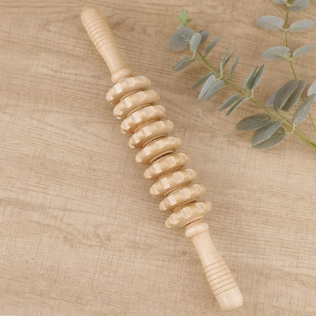 Wooden Trigger Point Therapy Massager Roller Stick - Restanew - Sleep Galleria