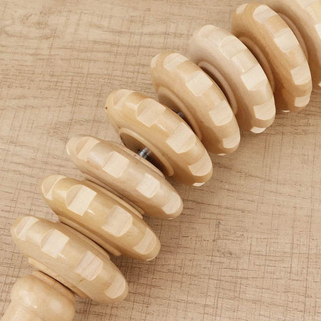 Wooden Trigger Point Therapy Massager Roller Stick - Restanew - Sleep Galleria