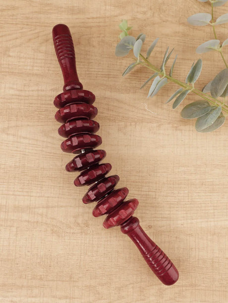 Wooden Trigger Point Therapy Massager Roller Stick - Restanew - Sleep Galleria