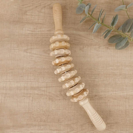 Wooden Trigger Point Therapy Massager Roller Stick - Restanew - Sleep Galleria