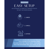 Medium 9-Inch Two-Sided Foam Core Mattress - Sleep Galleria
