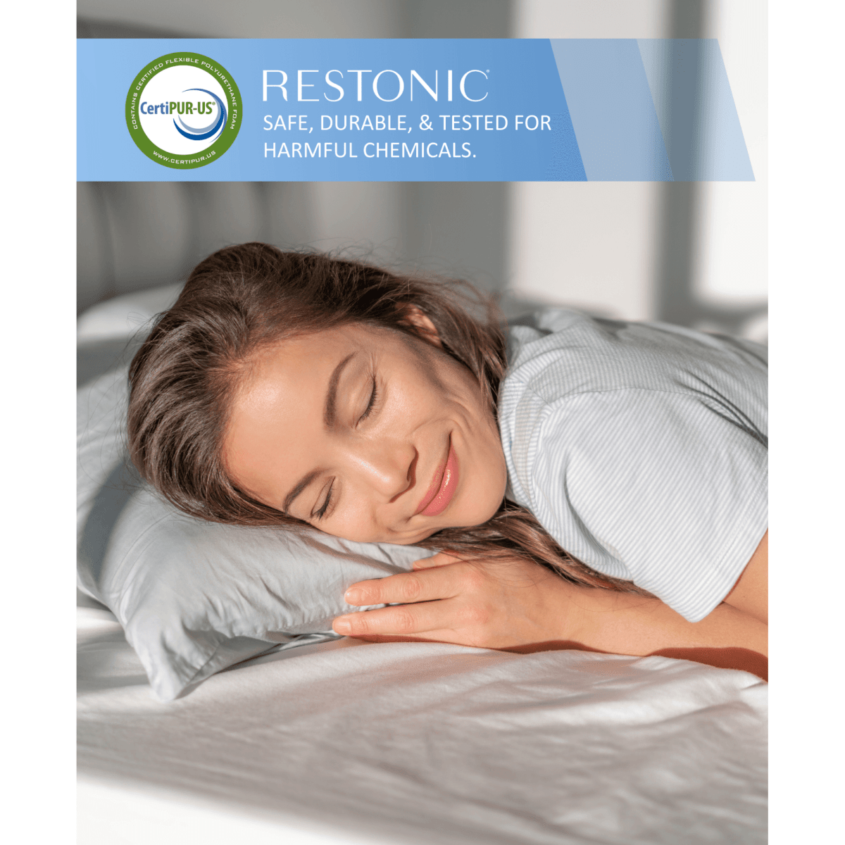 Soft 15 - Inch Plush Euro Top Hybrid Mattress - Restonic - Sleep Galleria