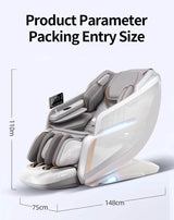 Rinsho ApexForce 4D Smart Full - Body Massage Chair - Rinsho - Sleep Galleria