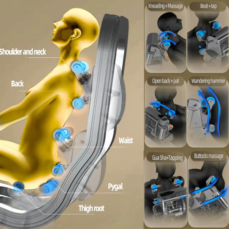 Rinsho ForgeCore 8R 4D SL - Track Massage Chair - Rinsho - Sleep Galleria