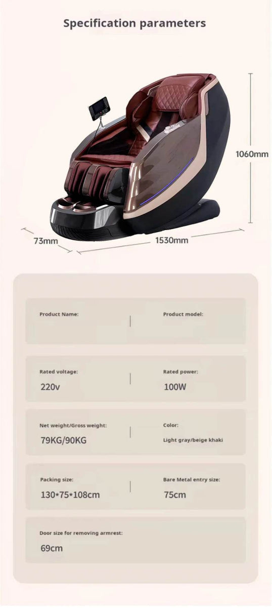 Rinsho ForgeCore 8R 4D SL - Track Massage Chair - Rinsho - Sleep Galleria