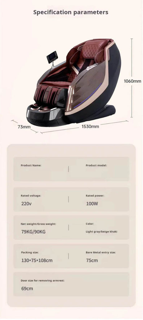 Rinsho ForgeCore 8R 4D SL - Track Massage Chair - Rinsho - Sleep Galleria