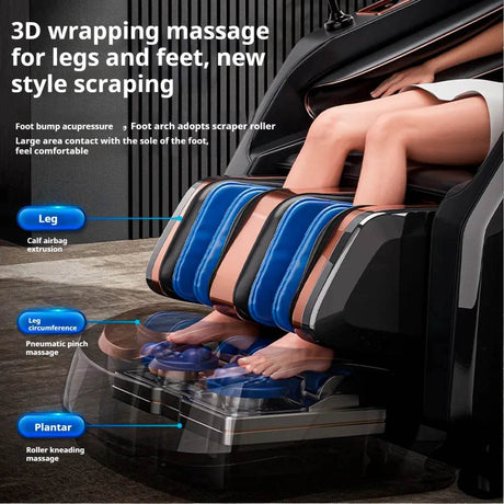 Rinsho TitanWave 4D Zero Gravity SL Track Massage Chair - Rinsho - Sleep Galleria