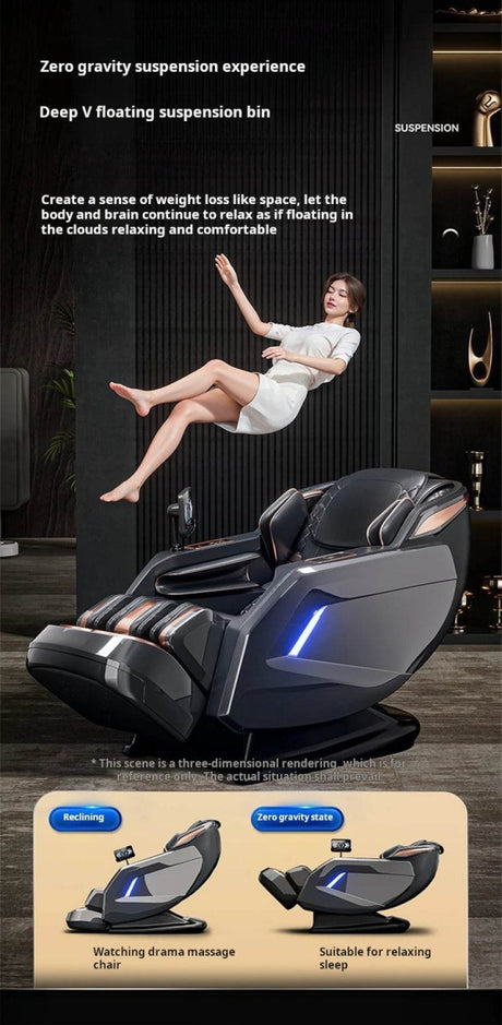 Rinsho TitanWave 4D Zero Gravity SL Track Massage Chair - Rinsho - Sleep Galleria