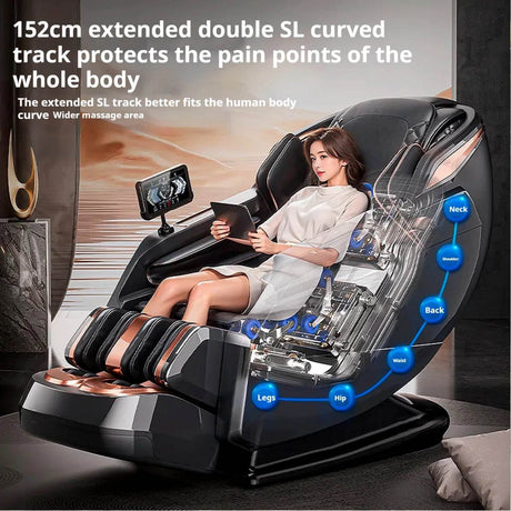 Rinsho TitanWave 4D Zero Gravity SL Track Massage Chair - Rinsho - Sleep Galleria