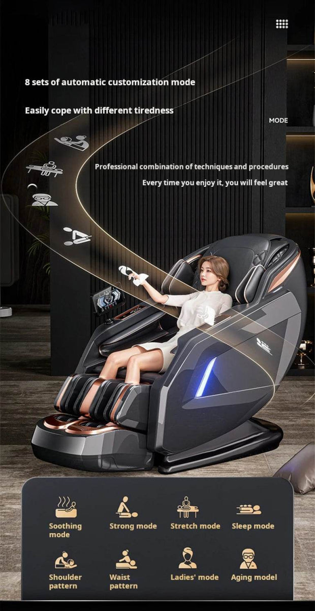 Rinsho TitanWave 4D Zero Gravity SL Track Massage Chair - Rinsho - Sleep Galleria