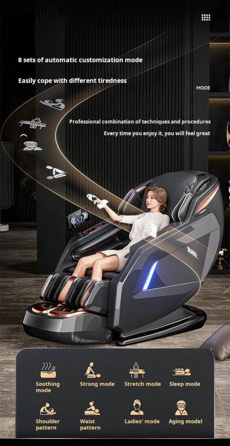 Rinsho TitanWave 4D Zero Gravity SL Track Massage Chair - Rinsho - Sleep Galleria